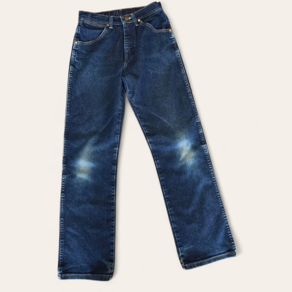 Wrangler Dark Blue Straight-Leg Kids Jeans